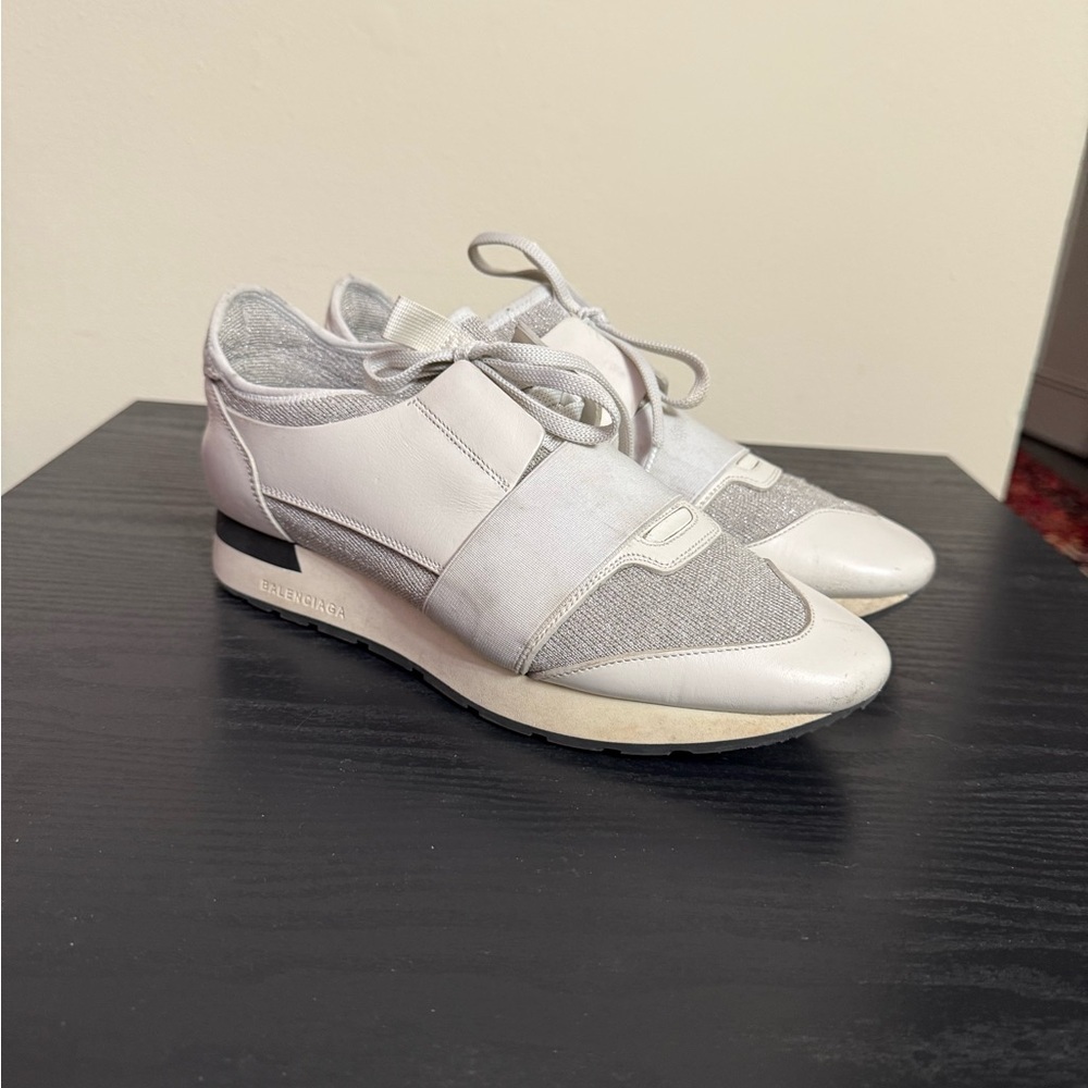 Balenciaga 2024 Race Runner Sport Sneakers Neoprene Mesh Sneakers 39 9